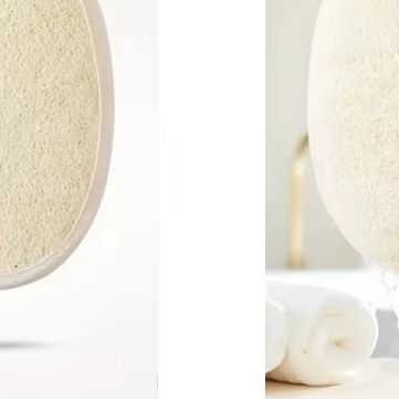 Body Loofah Natural - ใยบวบธรรมชาติสำหรับขัดผิวกาย ฟองน้ำขัดผิวอาบน้ำ แปรงอาบน้ำเนื้อนุ่ม แผ่นทำความสะอาดผิว ขัดผิว ฟองน้ำอาบน้ำ