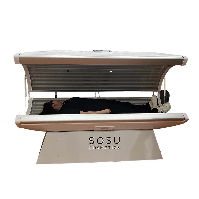 Spa Wellness Center - เตียงอาบแดดอะคริลิก – ตู้อาบแดด UV แนวนอนและแนวตั้ง สำหรับร้านเสริมสวย