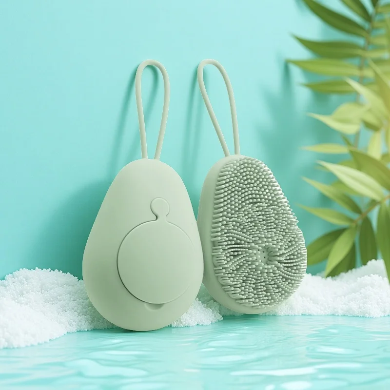 Dry Brush Body - 1 PC ซิลิโคน Body Scrubber Exfoliating