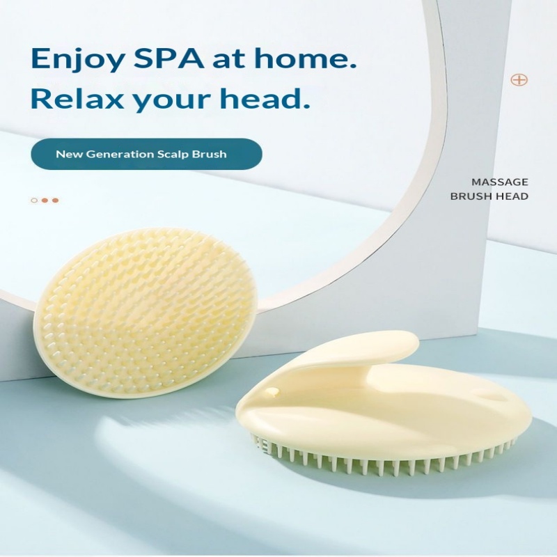 แปรงนวดหนังศีรษะซิลิโคนนุ่ม ใช - Dry Brush Body บทวิจารณ์และราคา