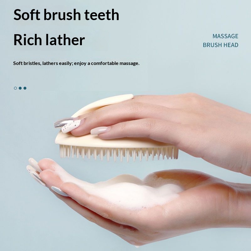 แปรงนวดหนังศีรษะซิลิโคนนุ่ม ใช - Dry Brush Body บทวิจารณ์และราคา