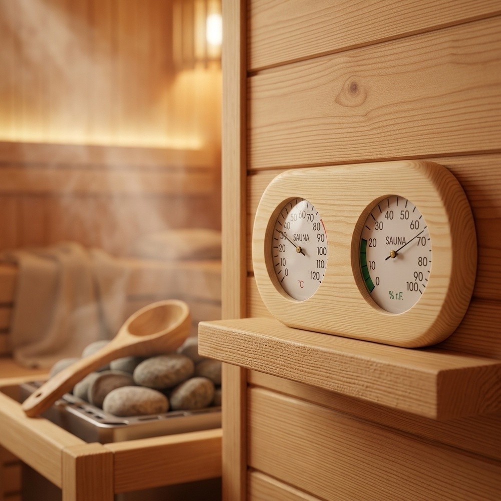 เครื่องวัดอุณหภูมิและความชื้นแ - Spa Wellness Center บทวิจารณ์และราคา