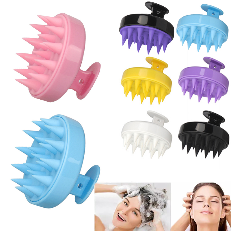 ซิลิโคนแปรงแชมพูหัวนวดหนังศีรษ - Dry Brush Body บทวิจารณ์และราคา