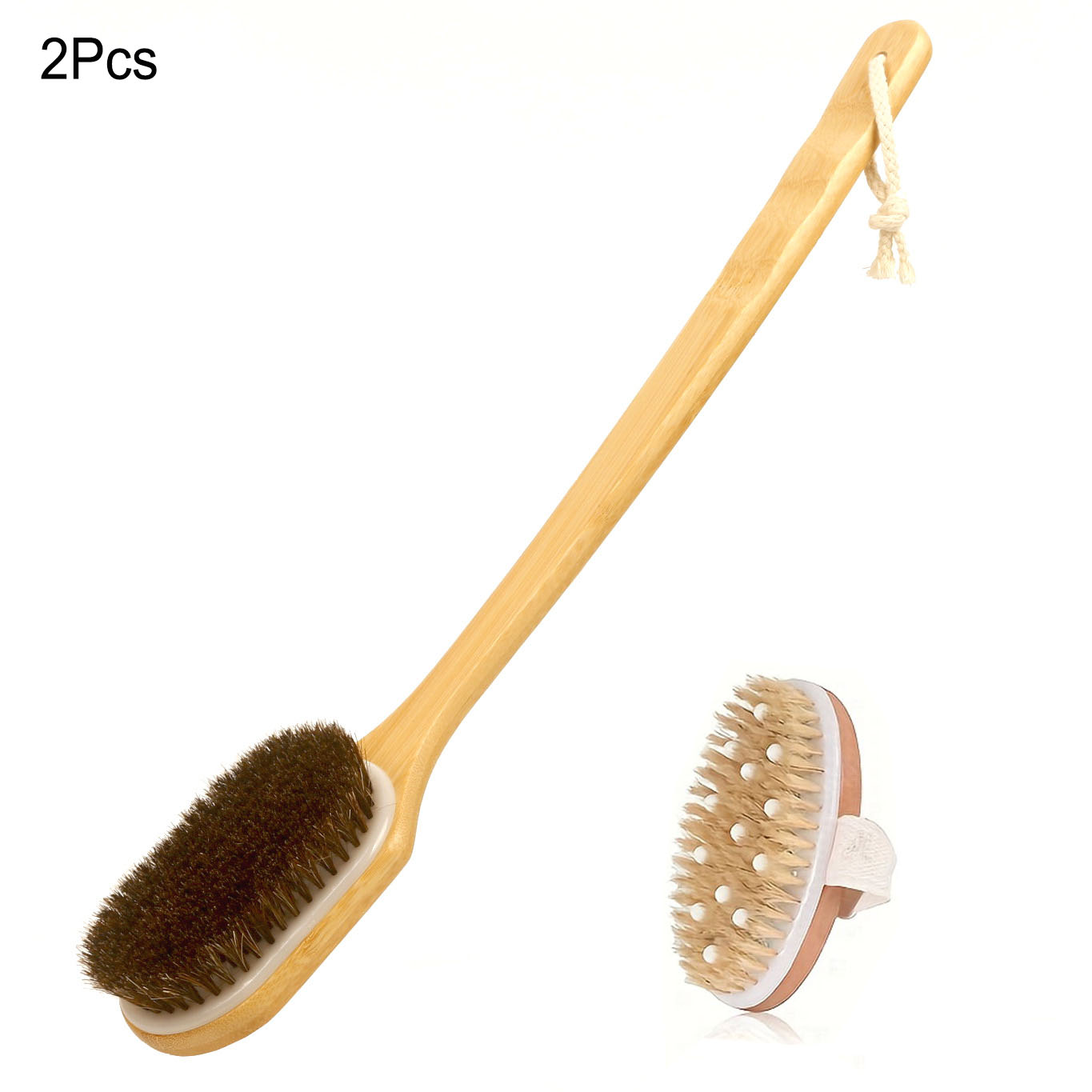 แปรงขัดหลัง 2/3 ชิ้นสำหรับอาบน - Dry Brush Body บทวิจารณ์และราคา