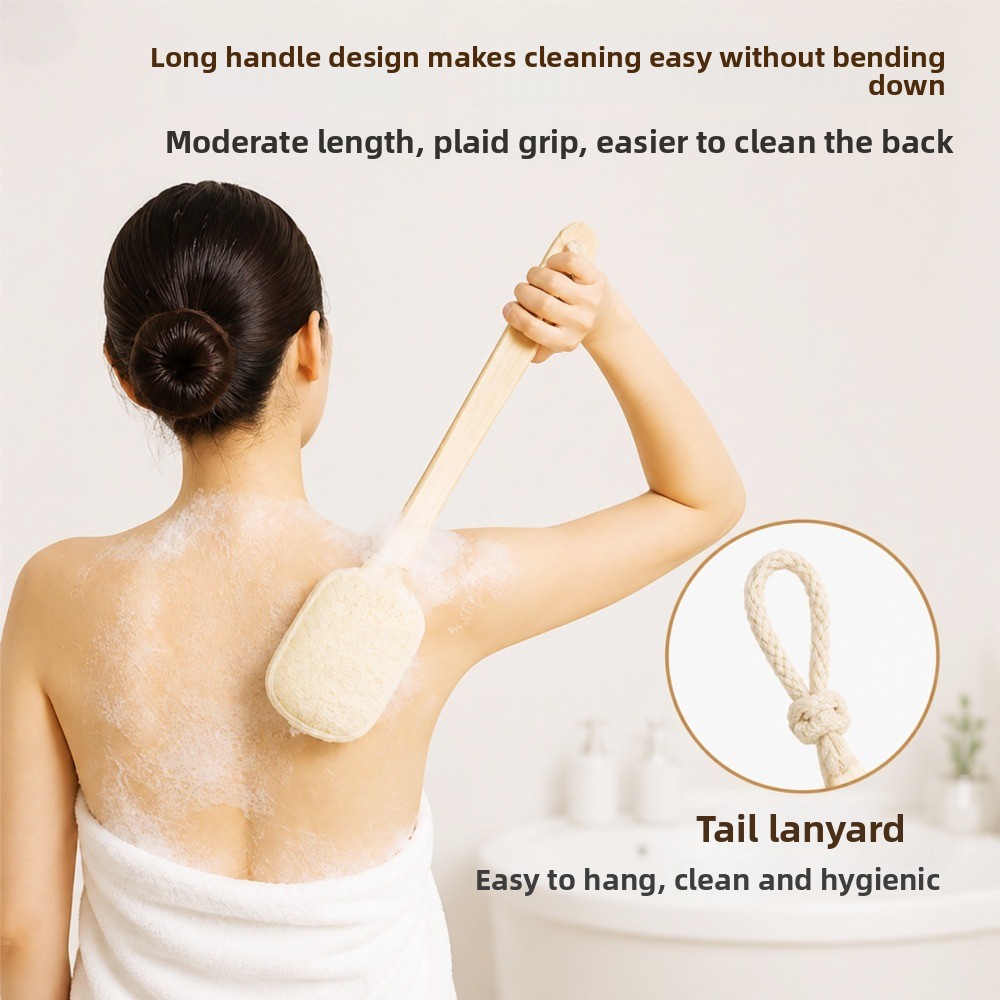 แปรงอาบน้ำใยบวบธรรมชาติสองด้าน - Body Loofah Natural บทวิจารณ์และราคา