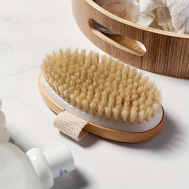 แปรงขัดผิวขนธรรมชาติ สำหรับผิว - Dry Brush Body บทวิจารณ์และราคา