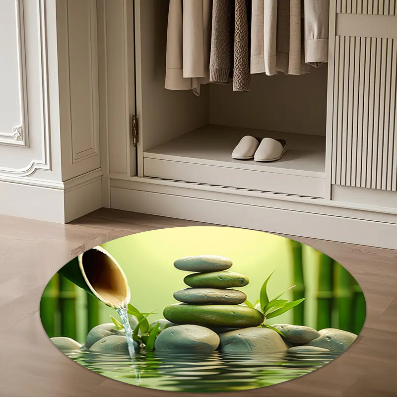 พรมกลมลายไม้ไผ่เซน พร้อมลวดลาย - Spa And Wellness Hotel บทวิจารณ์และราคา
