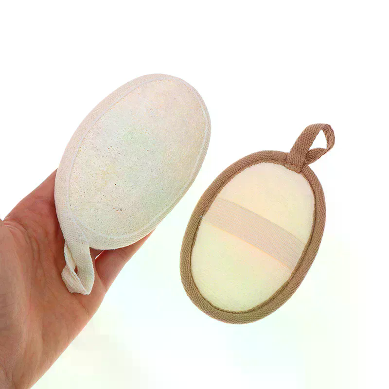 แปรงอาบน้ำใยบวบธรรมชาติ ฟองน้ำ - Body Loofah Natural บทวิจารณ์และราคา