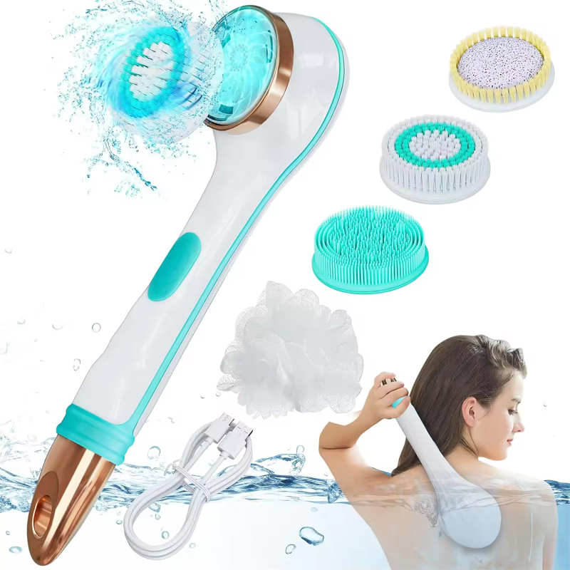ชุดแปรงอาบน้ำด้ามยาวแบบหมุนไฟฟ - Dry Brush Body บทวิจารณ์และราคา